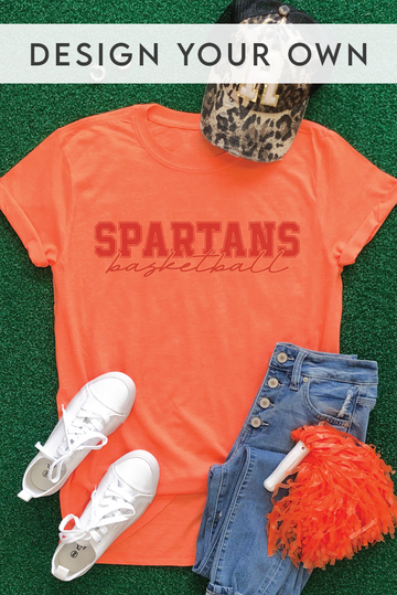 Custom All Star Tee v.1 - Heather Orange